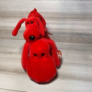 “TY” “Rover” the big red dog and Rover the little red dog